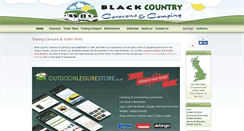 Desktop Screenshot of blackcountrycaravans.co.uk