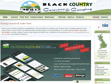 Tablet Screenshot of blackcountrycaravans.co.uk